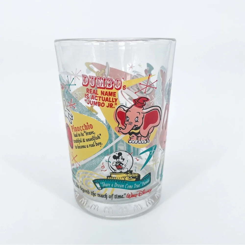 McDonald's Disney World 100 Years of Magic 25th Anniversary Glass Cup